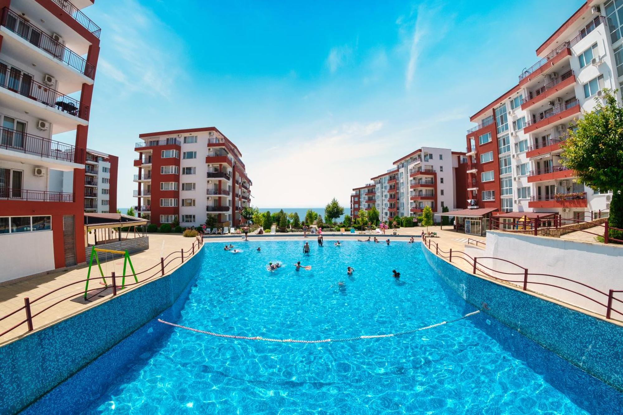 Marina View Fort Beach Sveti Vlas Luaran gambar